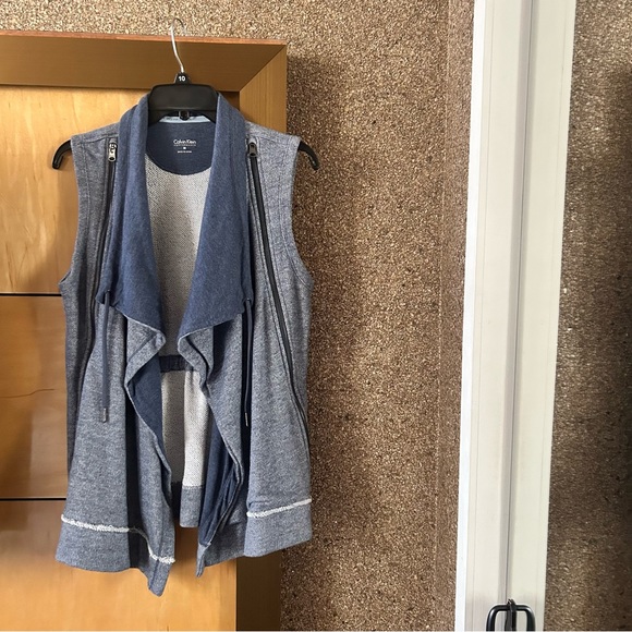 Calvin Klein Performance Sweaters - Calvin Klein Performance women's blue sweater vest
